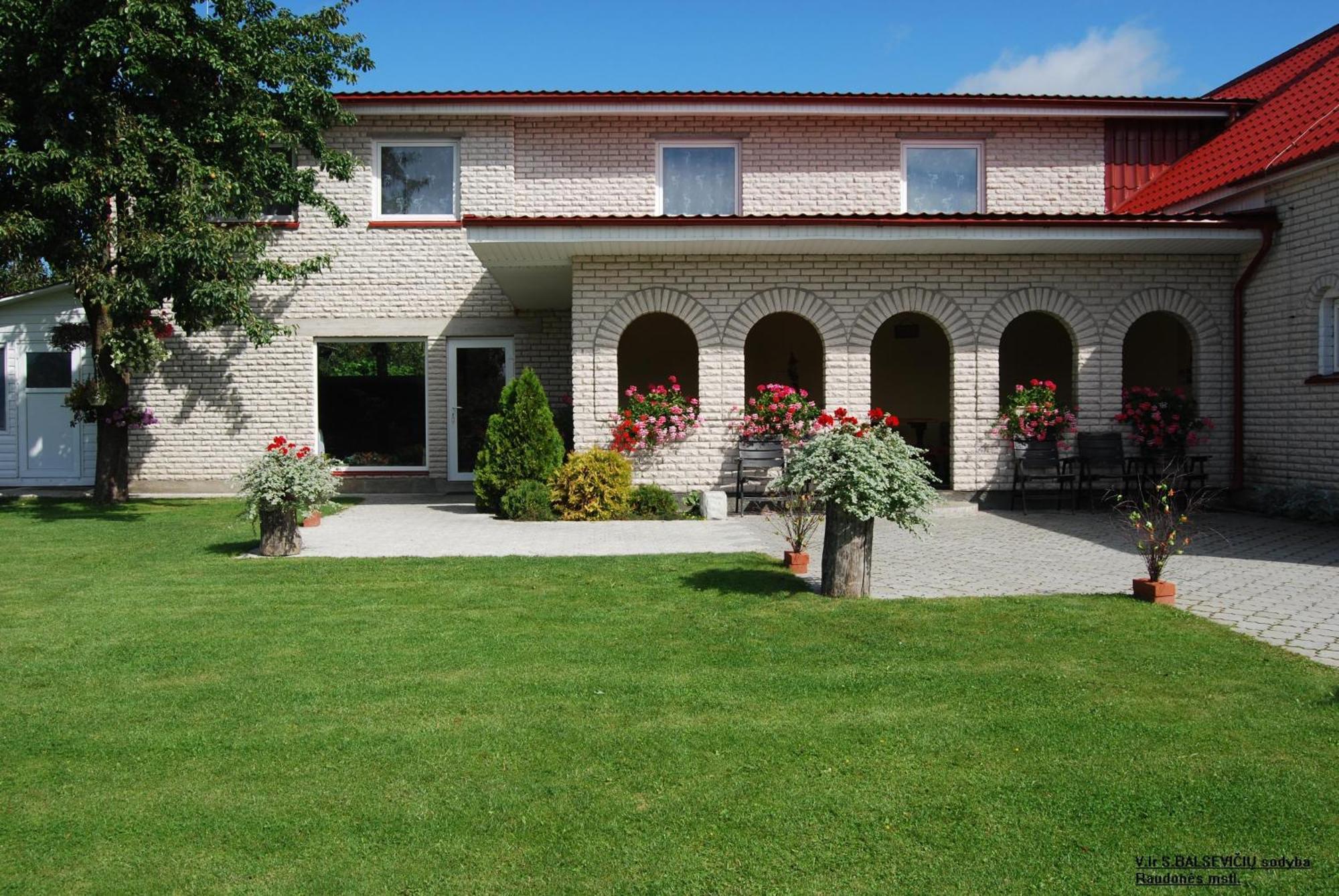 Stasio Balseviciaus Homestead Raudonė Exteriör bild